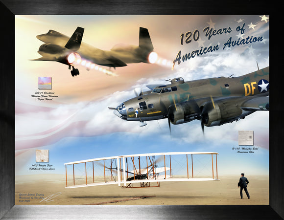 Honor Flight Special: 120 Years of American Aviation Display by Ron Cole