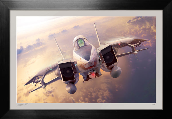 F14Tomcat発艦写実作品 Grumman F-14 Tomcat Tribute by Ron Cole