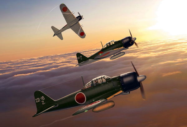 A6M5 ZERO FIGHTER 日本の国旗デザイン IJN A6M5 ZERO Fihgter (Nakajima Prod.) – Hinomaru Hobby Kits