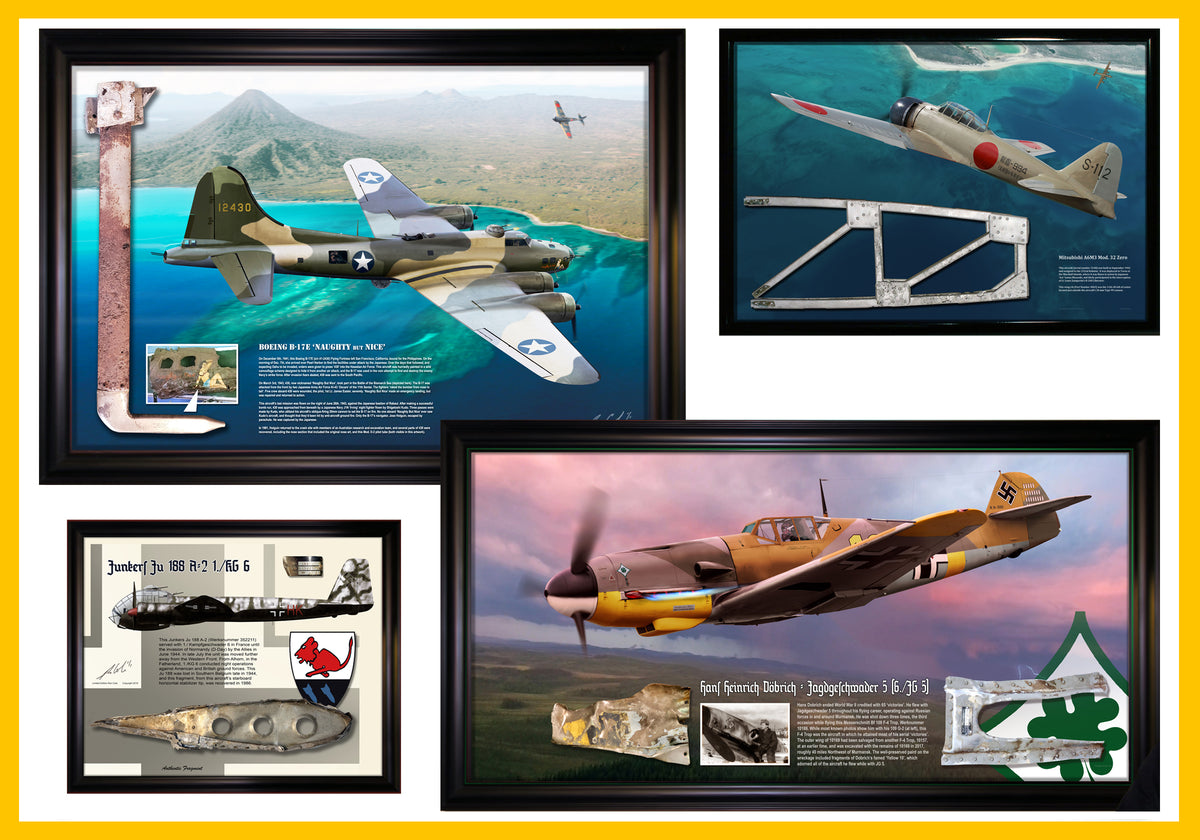 Ron Cole's Special One-of-a-Kind Aviation Relic Displays