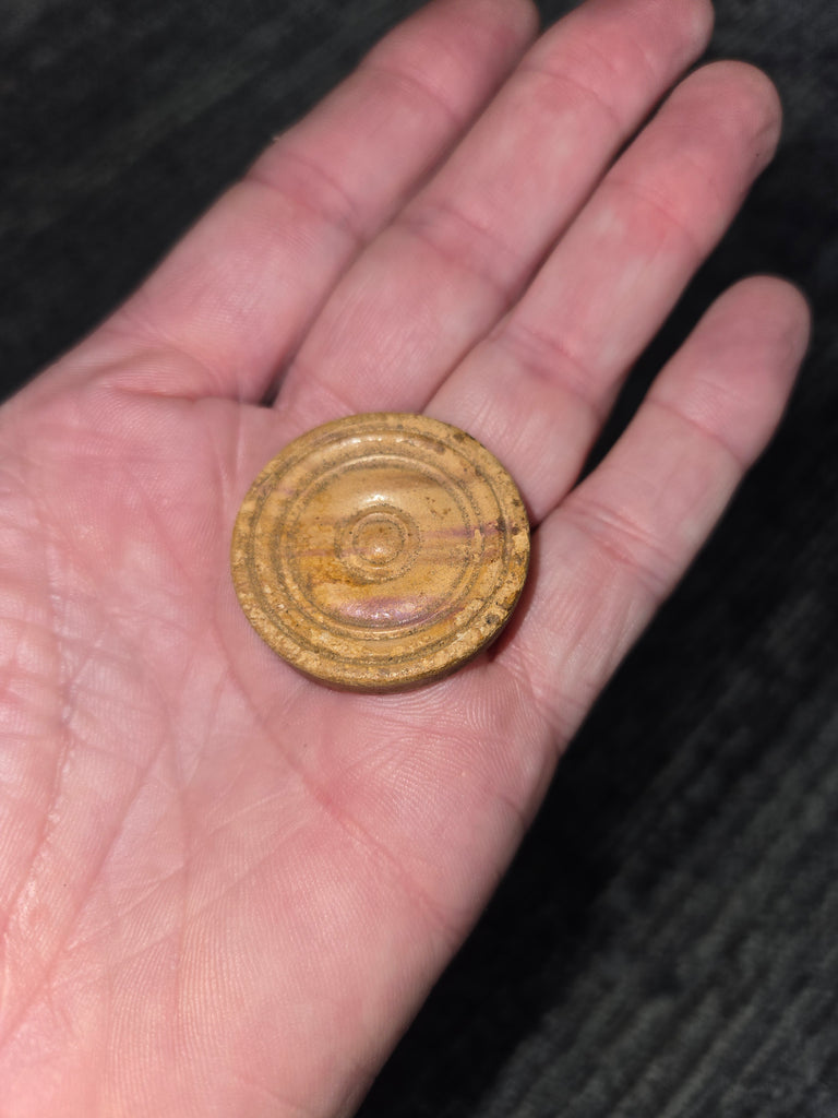 German U Boat U-534 24x18 Salvaged 'Checkers' Game Piece Relic Display