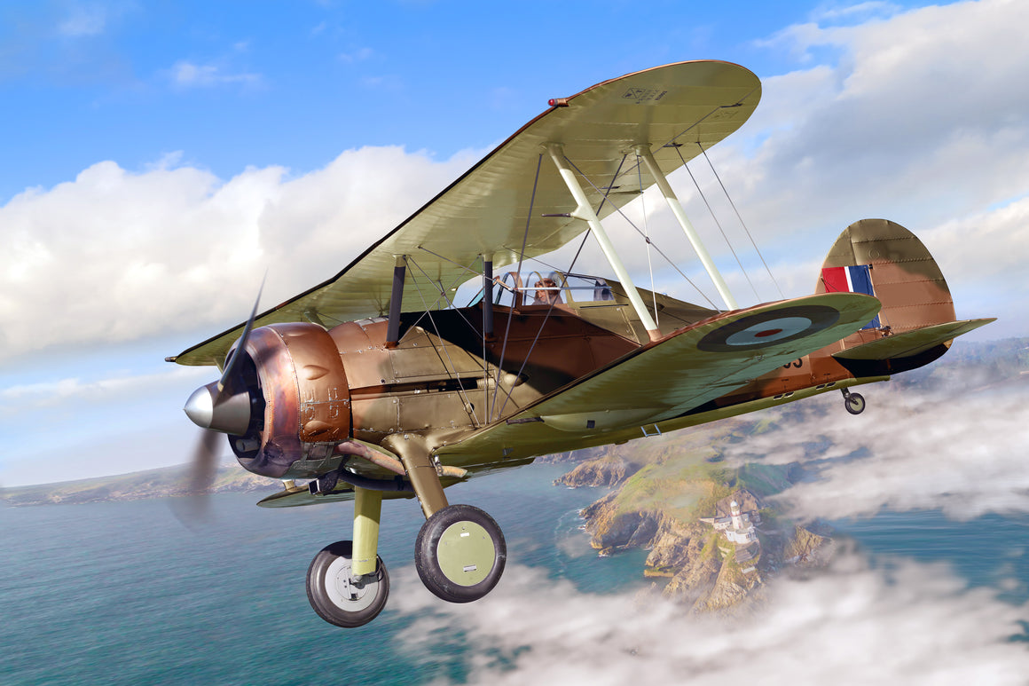 Gloster Gladiator Mk.II 141 Squadron RAF by Ron Cole