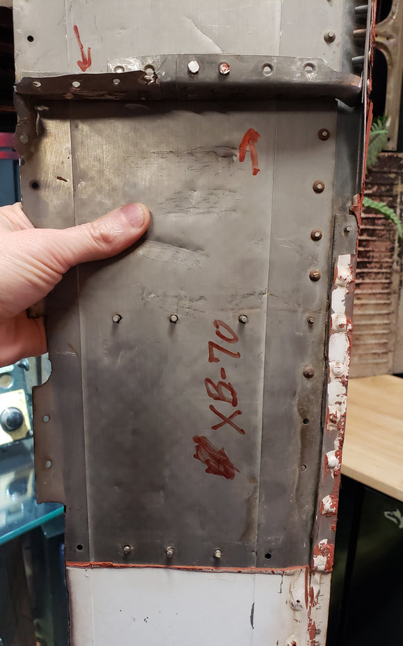 XB-70 Valkyrie Honeycomb Laminate Skin Relic Display 8.5x11