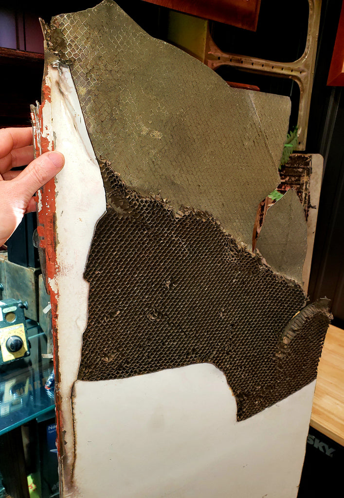 XB-70 Valkyrie Honeycomb Laminate Skin Relic Display 8.5x11