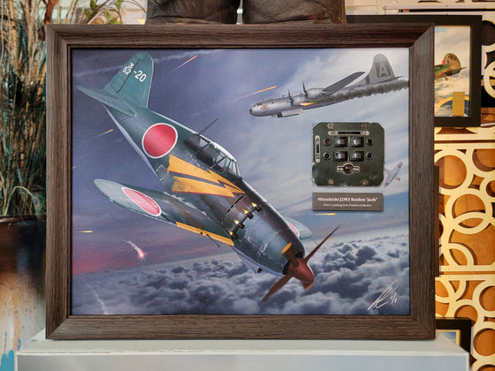 Japanese Navy Landing Gear Position Indicator J2M3 Raiden 'Jack' Display