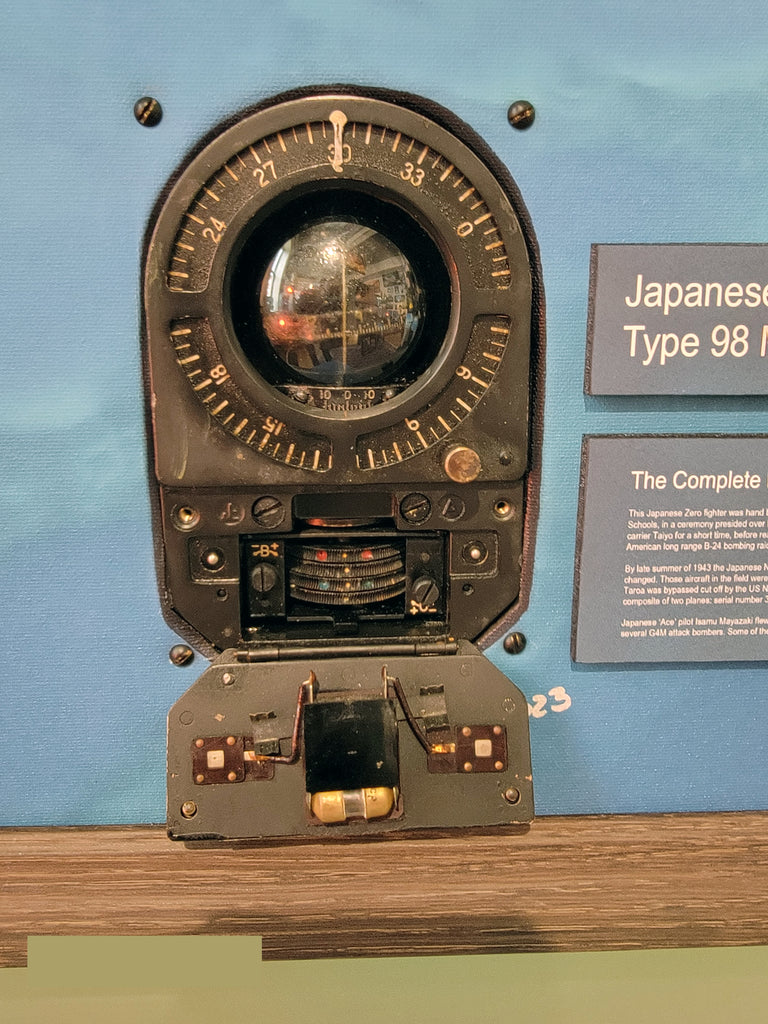 Japanese Type 98 Compass A6M3 Mod. 32 Zero Fighter Relic Display