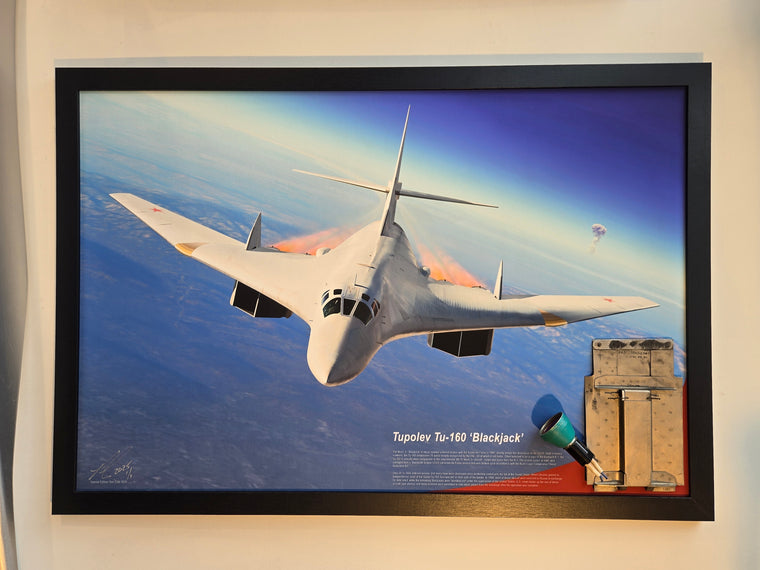 Special USSR Tupolev Tu-160 Blackjack 30x20-inch Relic Display