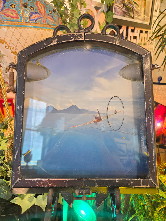 Bell P-39 Airacobra Armored Pilot's Windscreen w/ Gunsight Relic Display