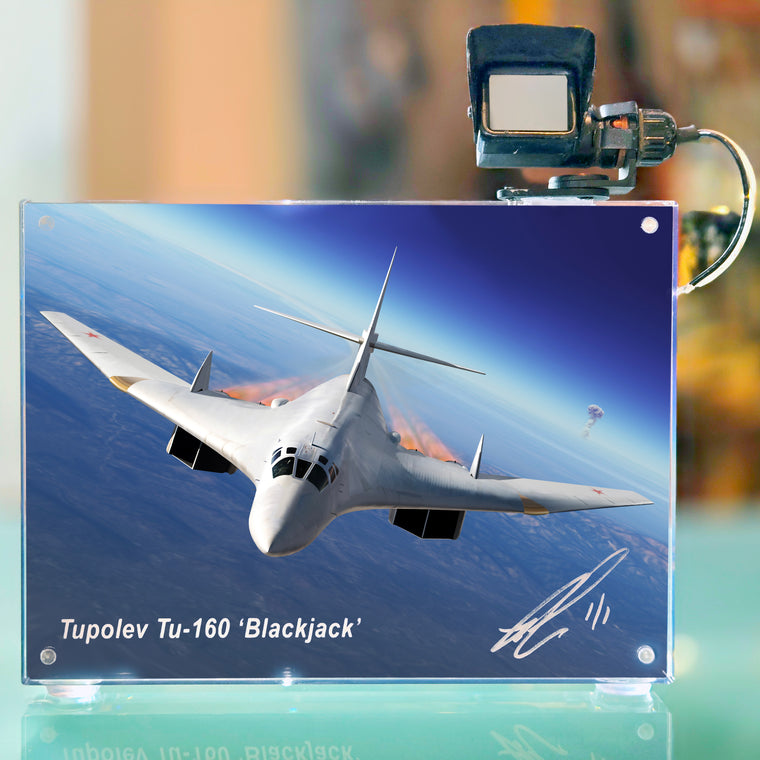 Tupolev Tu-160 Blackjack Cockpit Light Acrylic Relic Display by Ron Cole