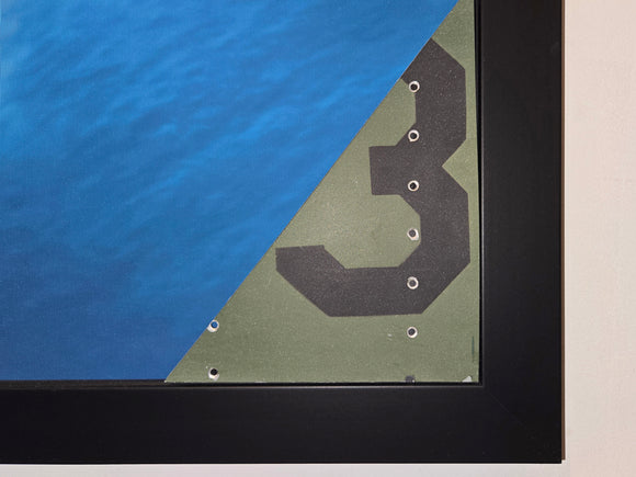 SPECIAL 24x36-inch Lockheed C-130 Hercules MAC Flown Relic Display from Ron Cole