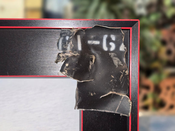 Special One-of-a-kind SR-71 Blackbird 'Super Skater' Black Titanium Skin Relic Display