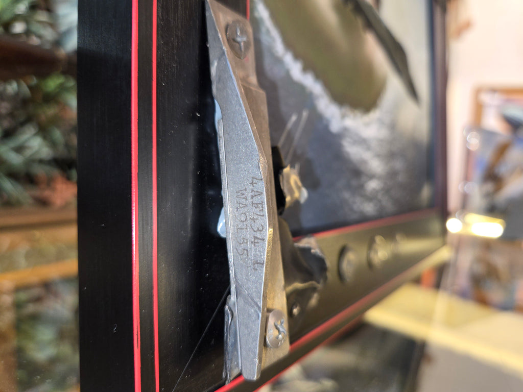 Special One-of-a-kind SR-71 Blackbird 'Super Skater' Black Titanium Skin Relic Display