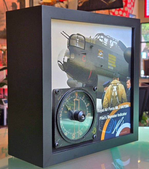 RAF WW2 Lancaster Mk.I Repeater Compass Instrument Display by Ron Cole