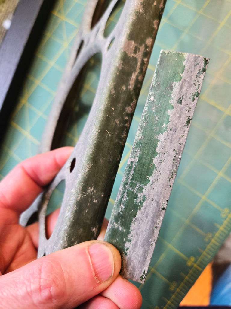 Airship Hindenburg LZ129 Lakehurst Crash Duraluminum Girder 8.5x11 Relic Display