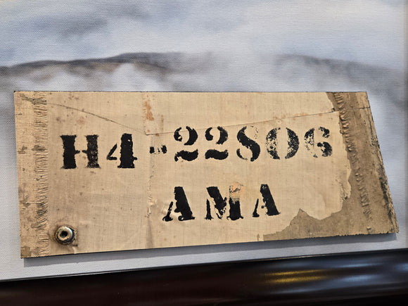 WWI Sopwith Camel Original Linen Stencil 28x22-inch One-of-a-Kind Display