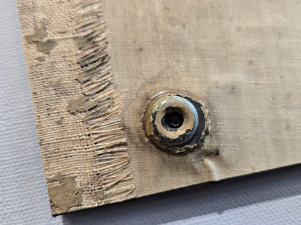 WWI Sopwith Camel Original Linen Stencil 28x22-inch One-of-a-Kind Display