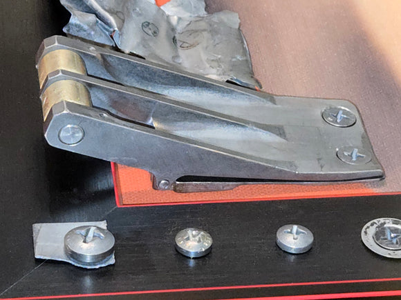 SPECIAL SR-71 Blackbird Flown Titanium Assortment ADP Stamp 24x18 Display