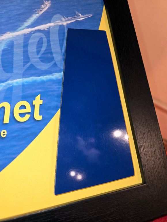 SPECIAL 24x18 Blue Angels F/A-18A #1 Hornet Honeycomb Skin Relic Display