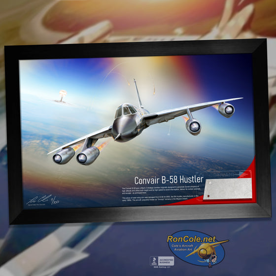 Convair B-58 Hustler (s/n 55-0665) Relic Display by Ron Cole
