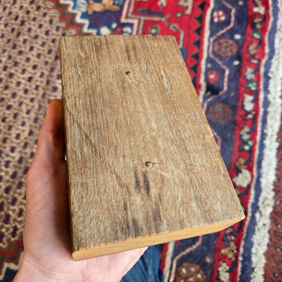 Battleship USS New Jersey BB-62 Teak Deck Relic Display by Ron Cole