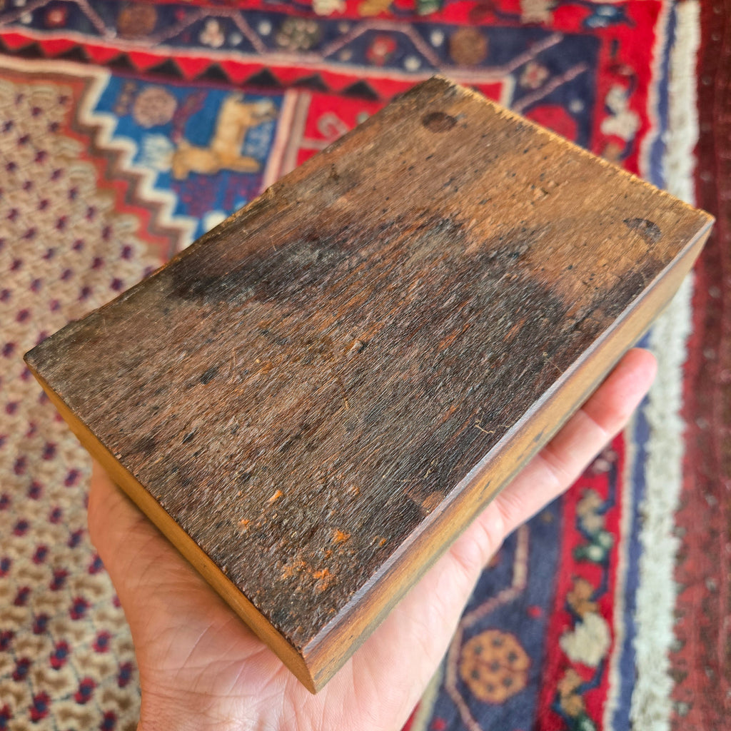 Battleship USS New Jersey BB-62 Teak Deck Relic Display by Ron Cole