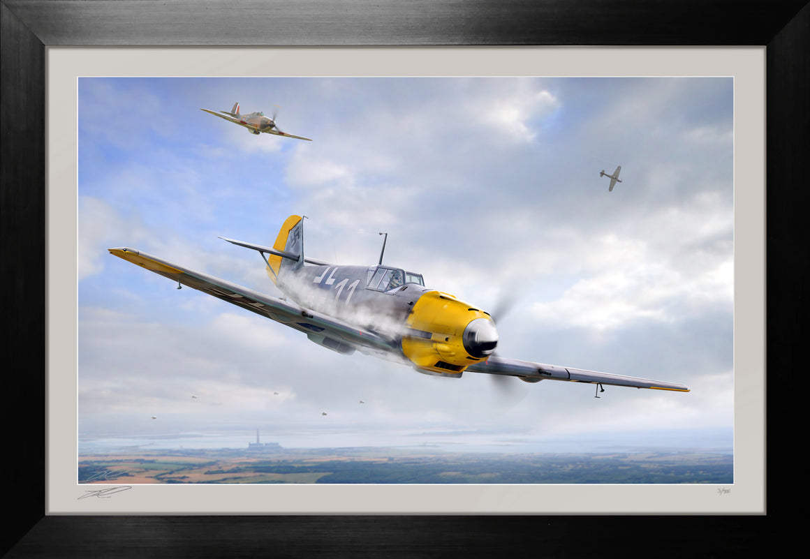 Luftwaffe Bf 109 E-7 1.(Jagd)/LG 2 in the Battle of Britain by Ron Cole