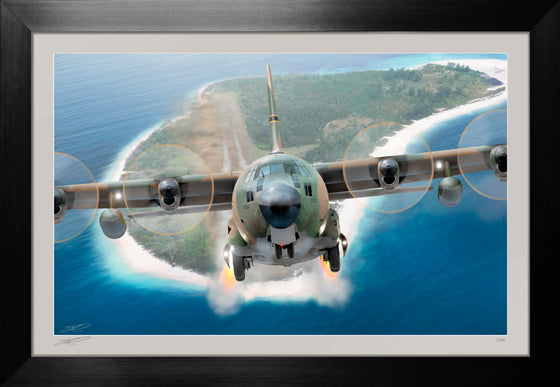 C-130 Hercules JATO Takeoff by Ron Cole