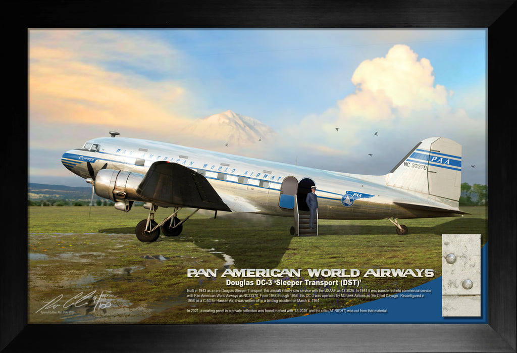 Pan American Douglas DC-3 DST Relic Display by Ron Cole