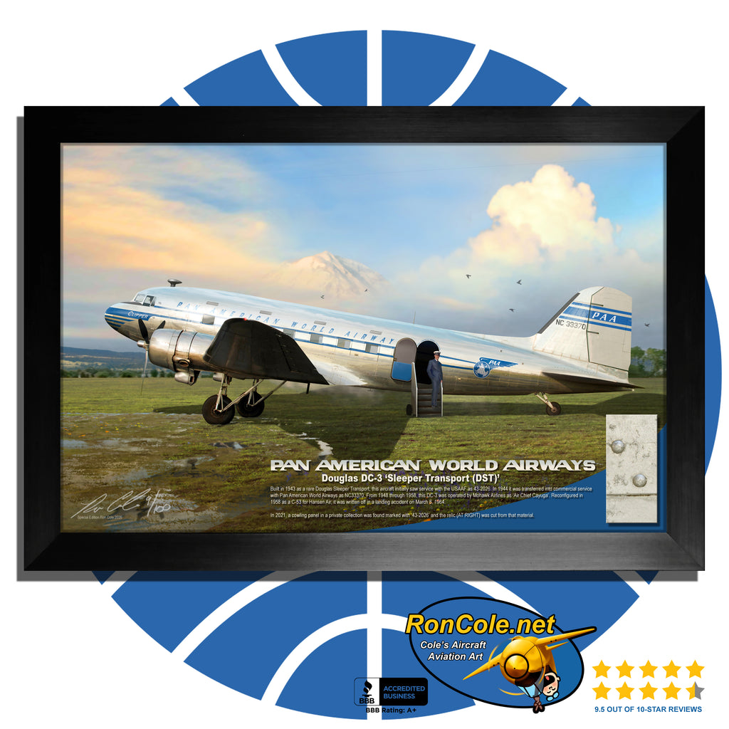 Pan American Douglas DC-3 DST Relic Display by Ron Cole