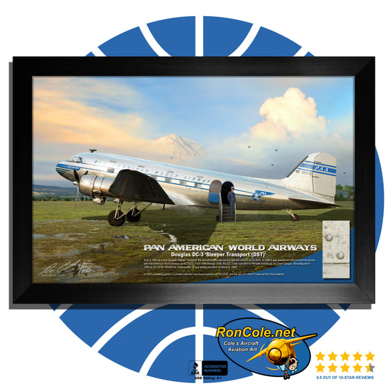 Pan American Douglas DC-3 DST Relic Display by Ron Cole