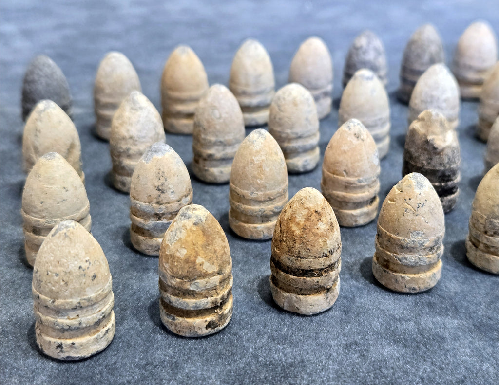 Battle of Gettysburg Excavated .52 Sharps Carbine Minie' Ball Relic Display