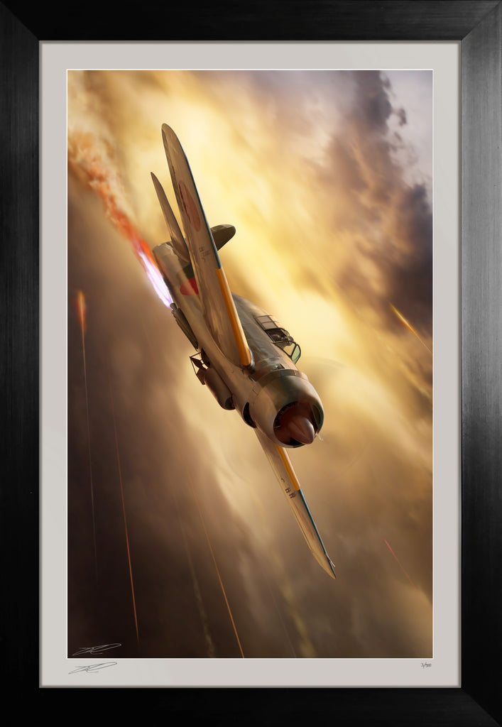 Japanese D4Y 'Judy' Special Attack 'Shimpu' Mission by Ron Cole