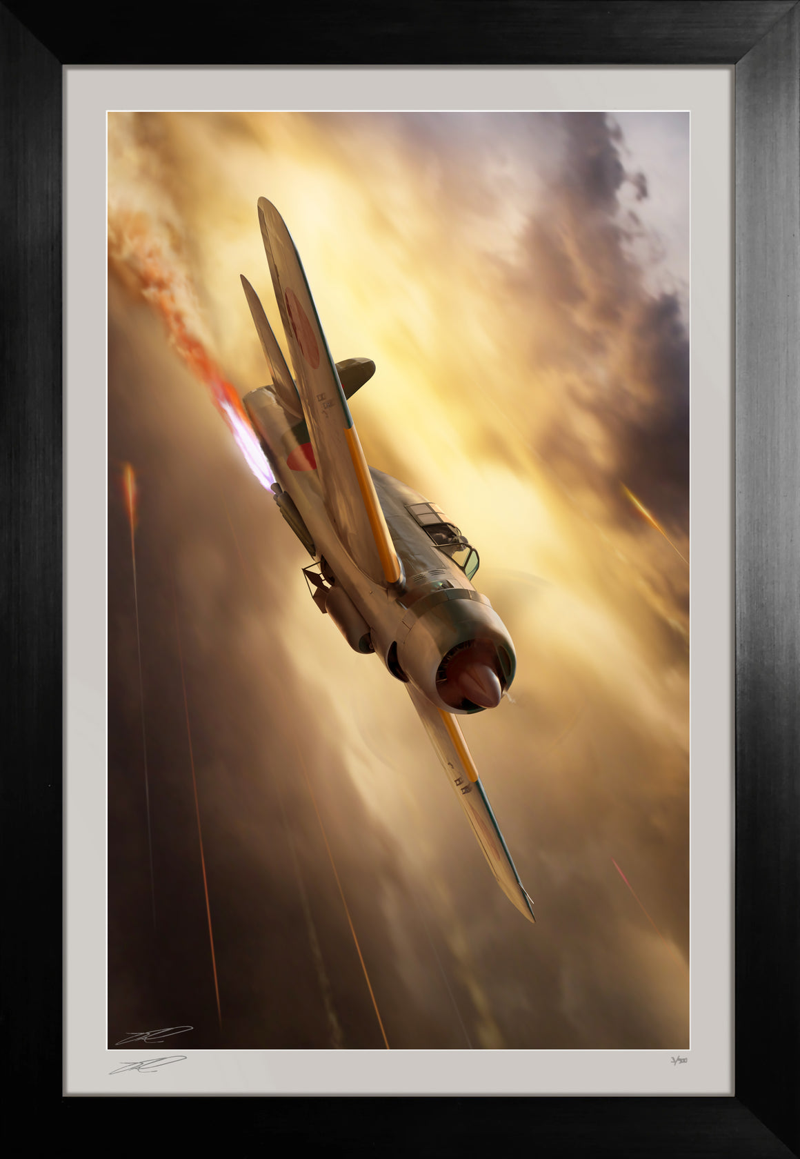 Japanese D4Y 'Judy' Special Attack 'Shimpu' Mission by Ron Cole