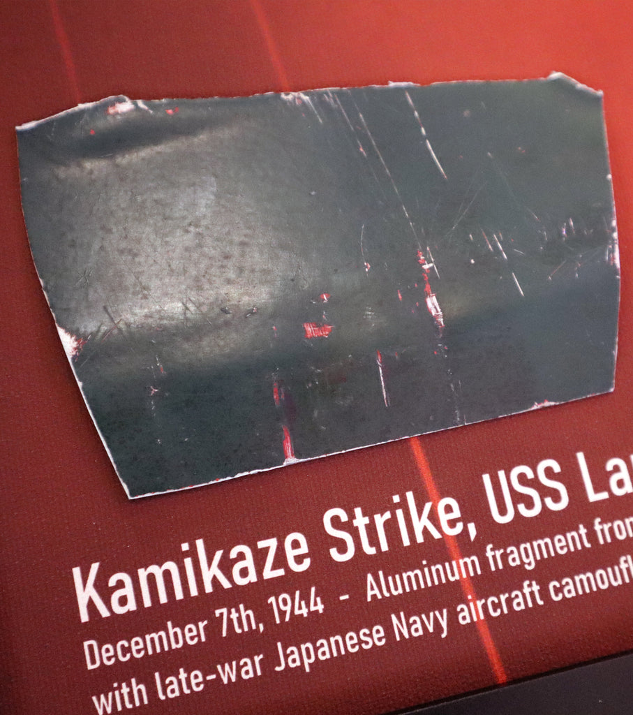 Kamikaze Strike USS Lamson DD-367 Yokosuka D4Y Suisei 'Judy' Relic Display