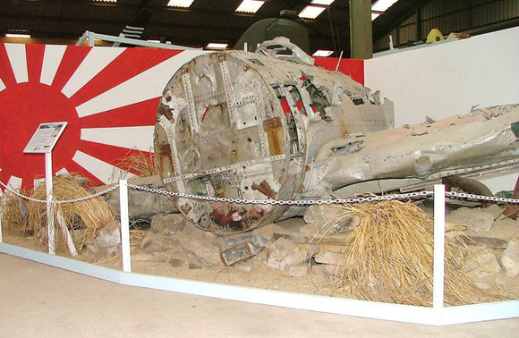 Japanese B5N2 'Kate' s/n 5353 Combat Loss Relic Display