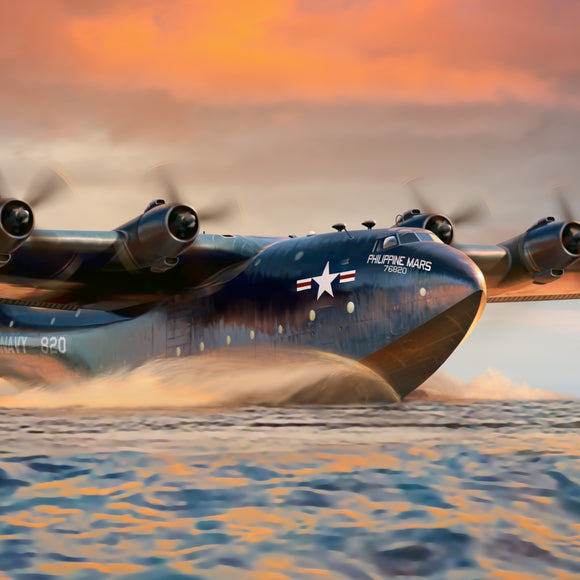 Martin JRM Mars U.S. Navy Flying Boat 'Philippine Mars' Relic Display by Ron Cole