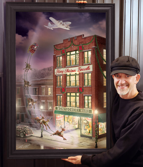 Rudolph the Red-Nosed Reindeer, Downtown Zanesville, Ohio 1939