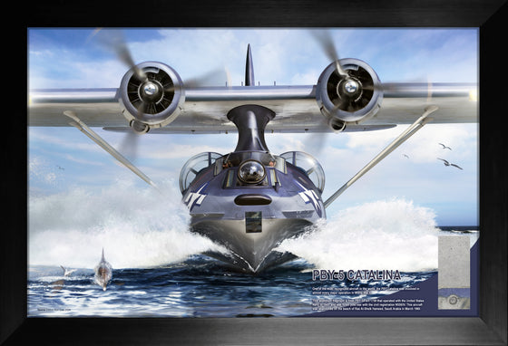 Consolidated PBY-5A Catalina Relic Display by Ron Cole