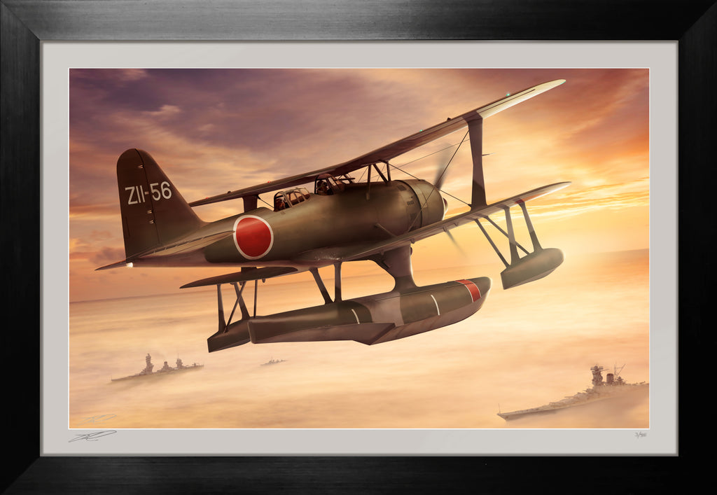 Japanese Navy F1M2 'Pete' Floatplane by Ron Cole