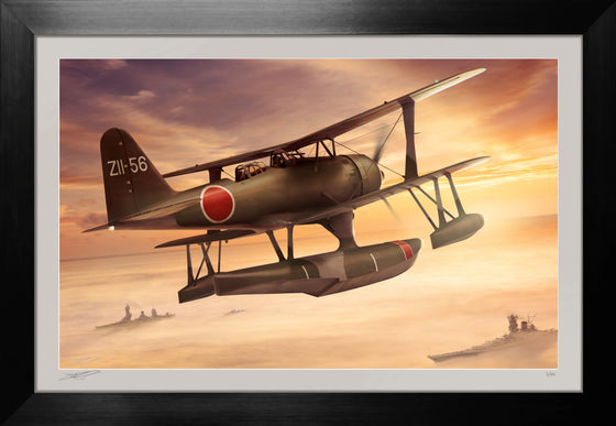 Japanese Navy F1M2 'Pete' Floatplane by Ron Cole