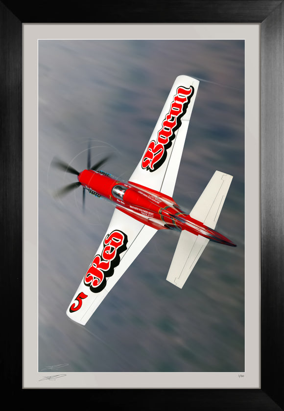 'Red Baron' RB-51 Air Racer Flown by Steve Hinton, by Ron Cole