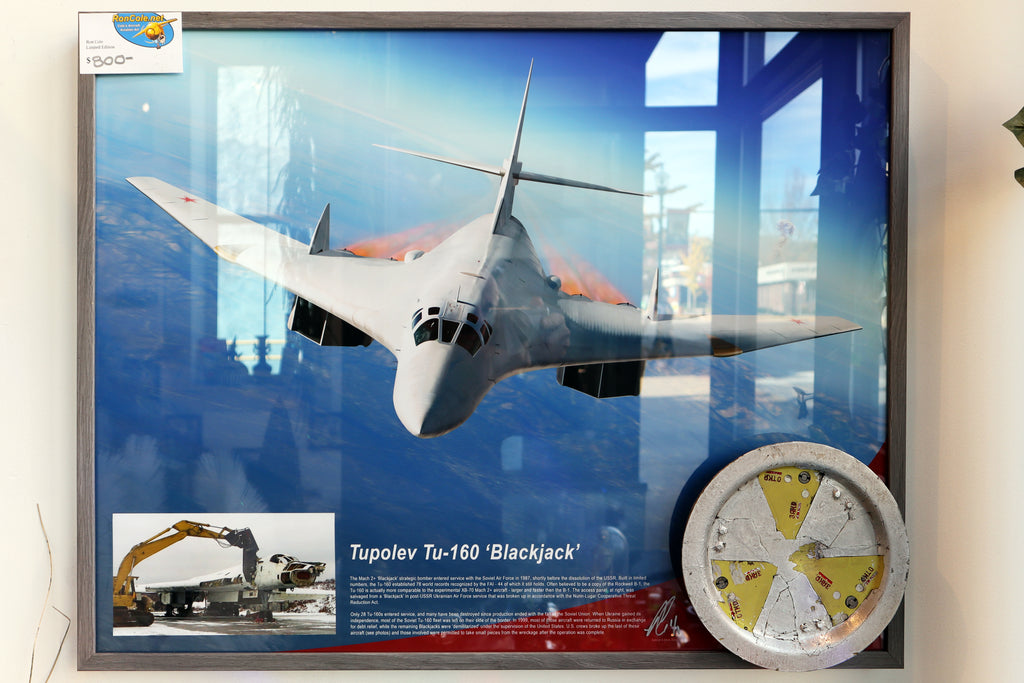 Special USSR Tupolev Tu-160 Blackjack 28x22-inch Access Hatch Relic Display