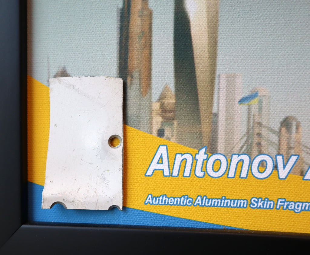 SPECIAL Antonov An-225 Mriya 24x18 Flown White Skin Relic Display (Copy)