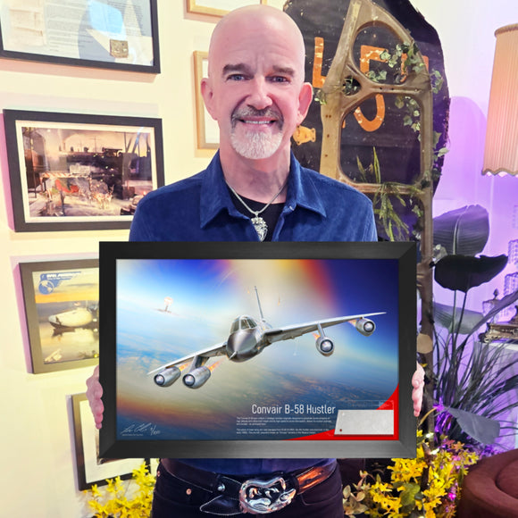 Convair B-58 Hustler (s/n 55-0665) Relic Display by Ron Cole