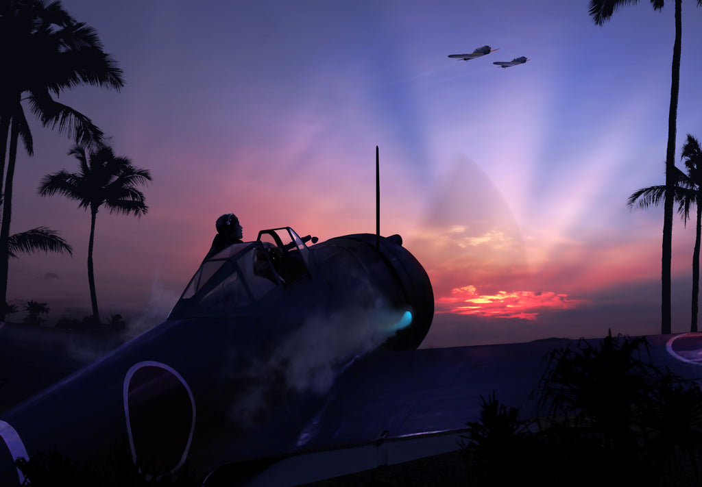 Japanese Ki-43 'Oscar' Rising Sun - Cole's Aircraft - 1