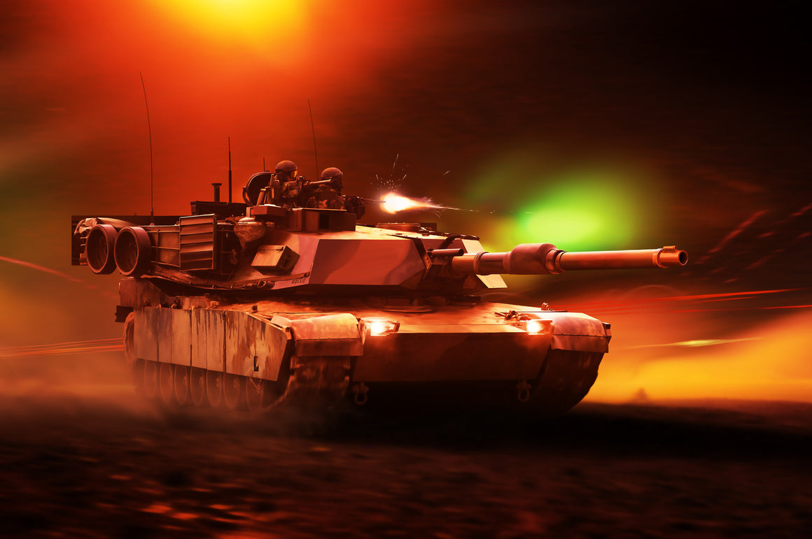 M1 Abrams, by Ron Cole