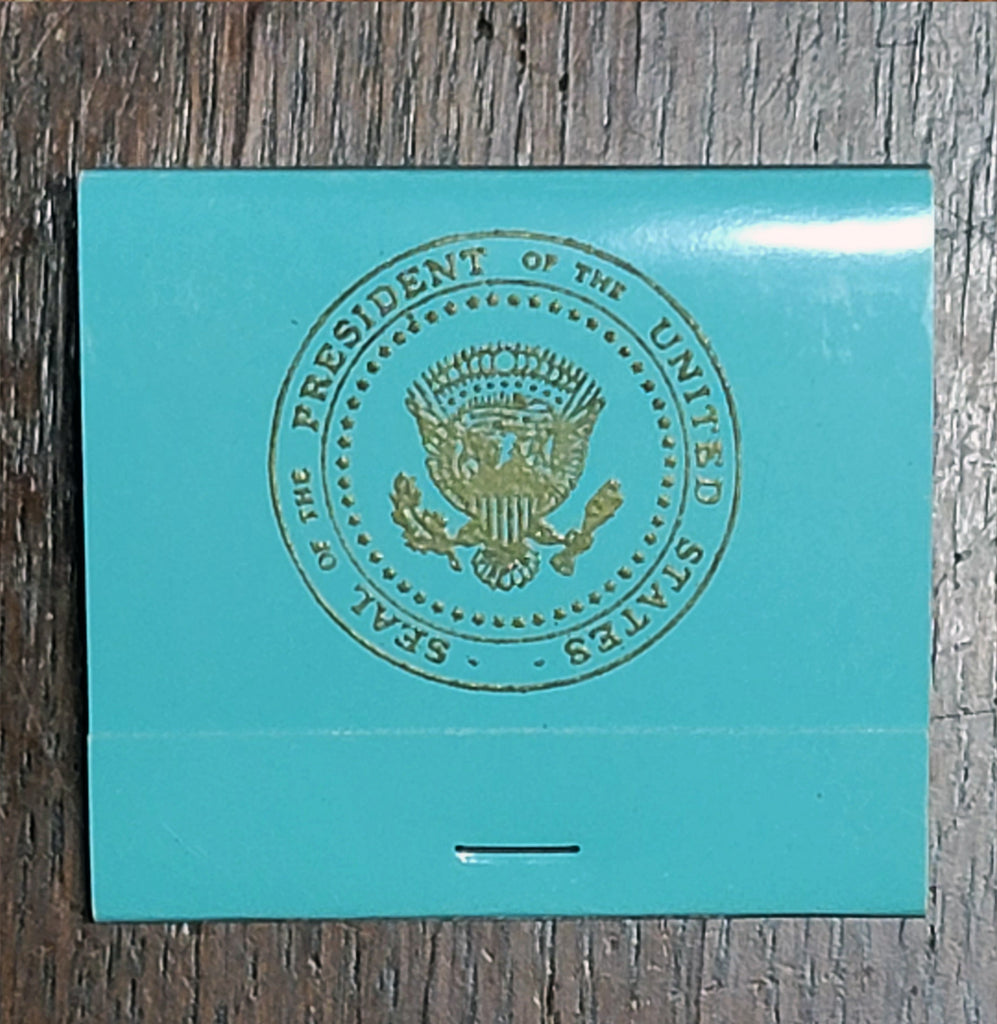 John F. Kennedy Air Force One VC-137 Matchbook Relic Display by Ron Cole