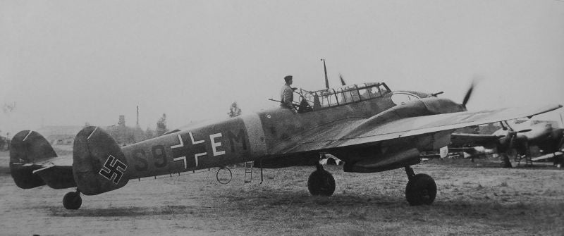 Luftwaffe Messerschmitt Bf 110 D ZG.1 'Wespe' Stalingrad Loss Relic Display
