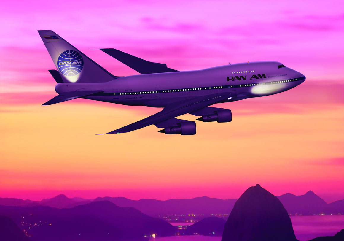 Pan Am Boeing 747 SP over Rio - Cole's Aircraft - 1