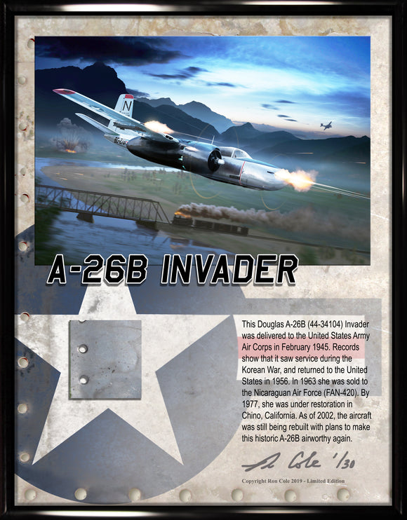Douglas A-26 Invader Relic Display